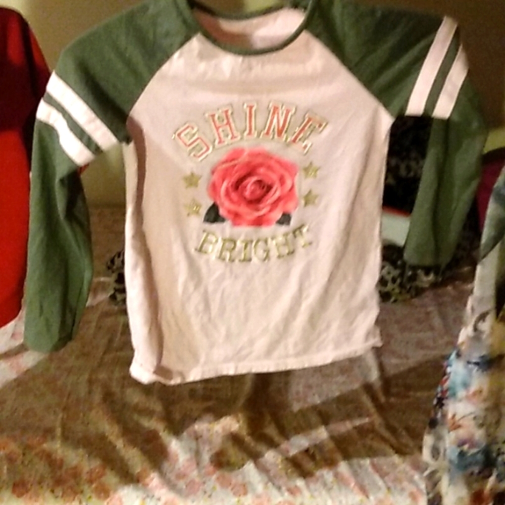 Garanimals 4t dark green light pink